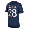 Paris Saint-Germain 2023-24 C. Soler 28 Hjemme - Herre Fotballdrakt